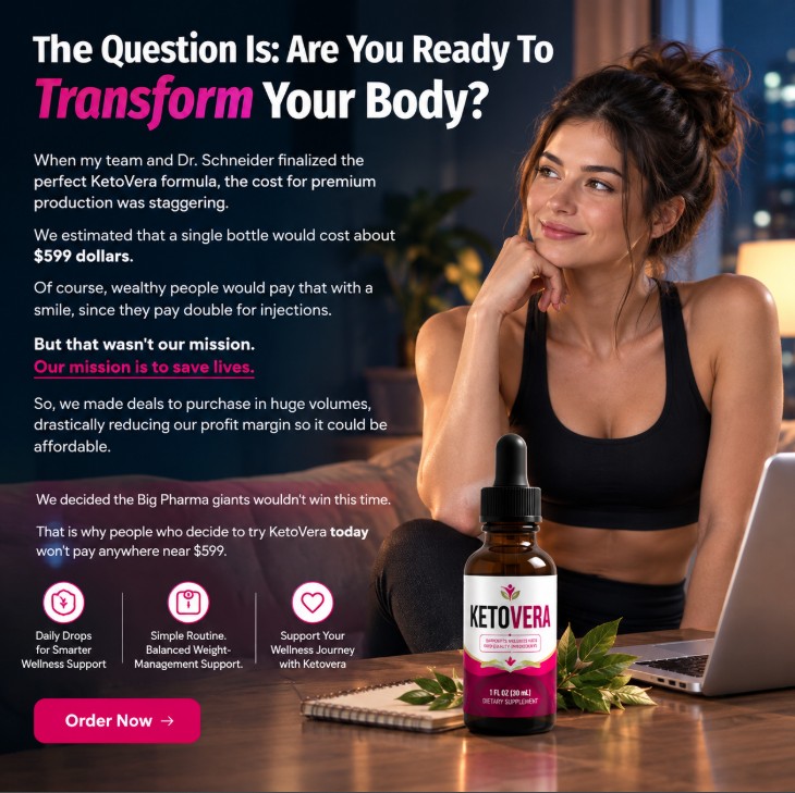 KetoVera product story and daily wellness routine
